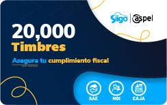 Timbres Fiscales ASPEL FACTE/20,000